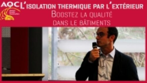 Miniature vidéo « Boostez la qualité dans le bâtiment - L'isolation thermique par l'extérieur » de l'AQC TV