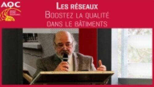 Miniature de la vidéo « Boostez la qualité dans le bâtiment - Les réseaux » de l'AQC TV