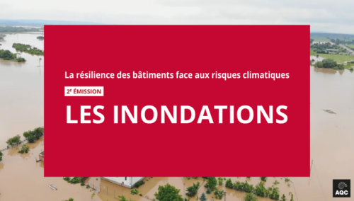 Miniature vidéo « La résilience climatique des bâtiments - Les inondations » de l'AQC