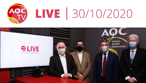 Miniature vidéo « AQC TV LIVE - Octobre 2020 : Réception de travaux | Douches sans ressaut »