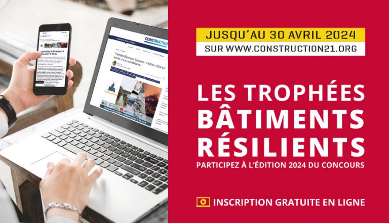 Édition 2024 des Trophées Bâtiments Résilients : participez au concours !