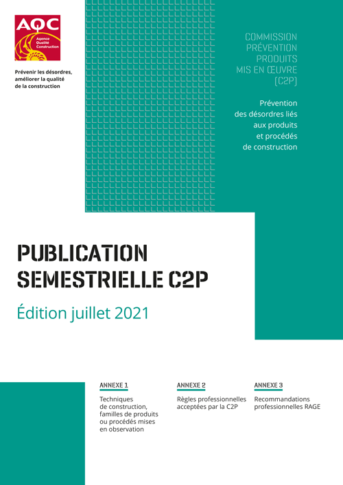 Couverture de la Publication Semestrielle C2P de Juillet 2021
