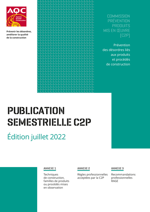 Couverture de la Publication Semestrielle C2P de Juillet 2022