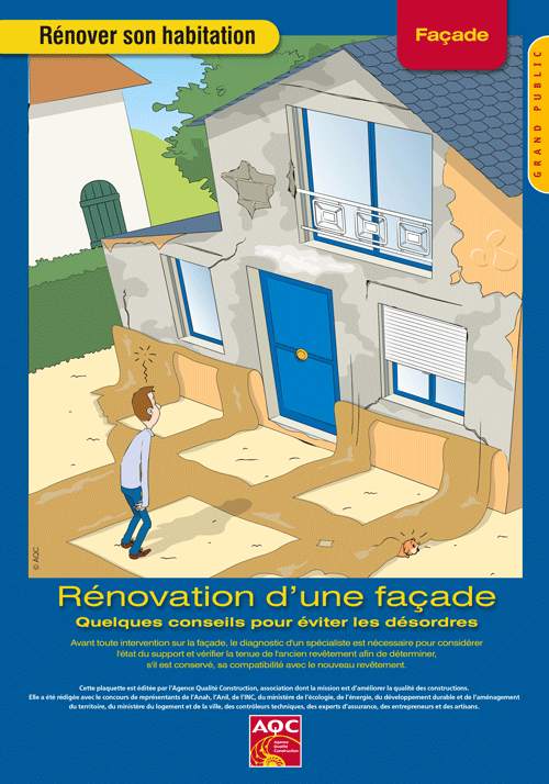 « Rénover son habitation : rénovation d'une façade » - Plaquette de l'AQC