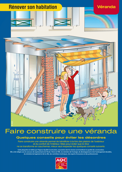 « Rénover son habitation : faire construire une véranda » - Plaquette de l'AQC
