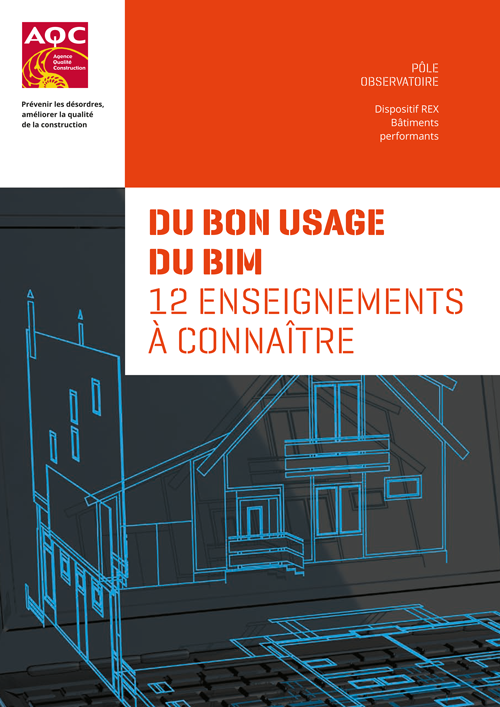 Couverture du Rapport REX BP® « Du bon usage du BIM » dans la construction de l'AQC