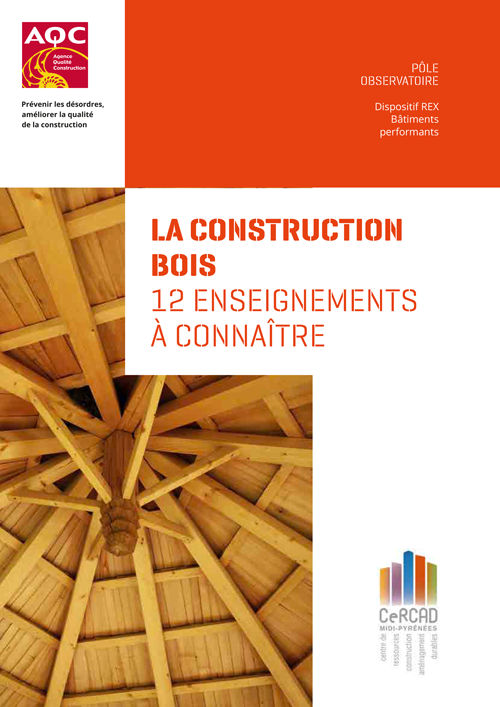 Couverture du Rapport REX BP® « La construction bois » de l'AQC