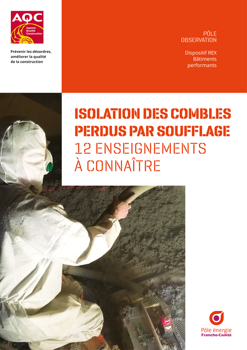 Couverture du Rapport REX BP® « Isolation des combles perdus par soufflage » de l'AQC