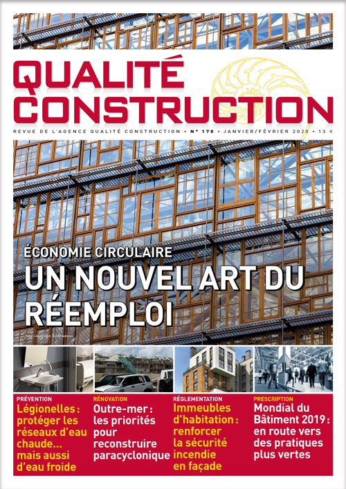 « Économie circulaire – Un nouvel art du réemploi » - Revue Qualité Construction Janvier-Février 2020 de l'AQC