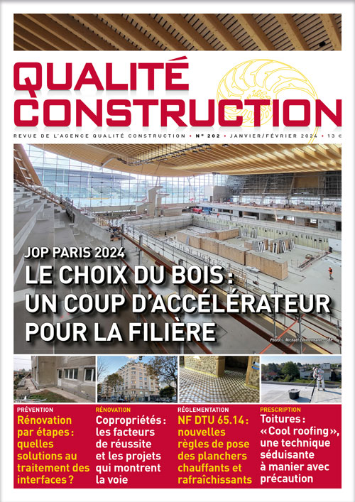 « JOP Paris 2024 - Le choix du bois : un coup d'accélérateur de la filière » - Revue Qualité Construction Janvier-Février 2024 de l'AQC