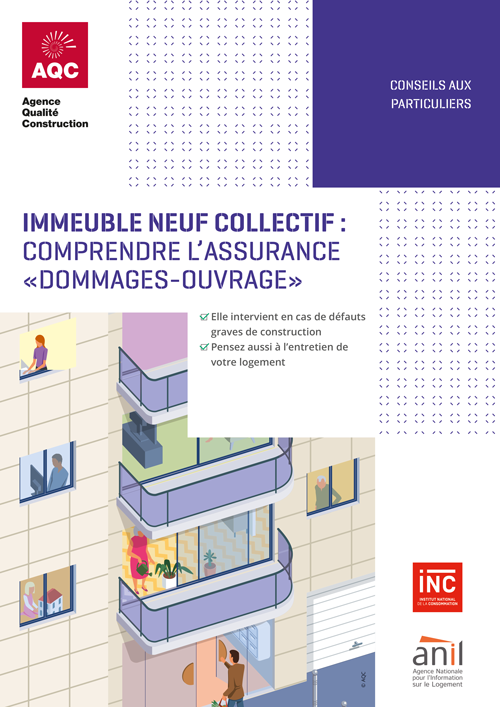 « Immeuble neuf collectif : comprendre l'assurance construction Dommages-Ouvrage » - Plaquette de l'AQC