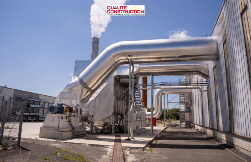 Usine Placo à Val-de-Cognac en Charente (16) pour valoriser l'article « Récupérer la chaleur fatale – un gisement sous-exploité en France » de l'AQC