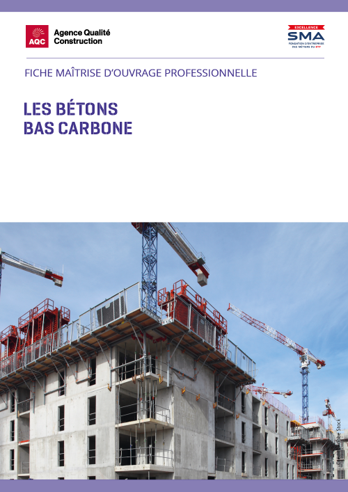 Fiche maîtrise d'ouvrage professionnelle « Les bétons bas carbone » - AQC