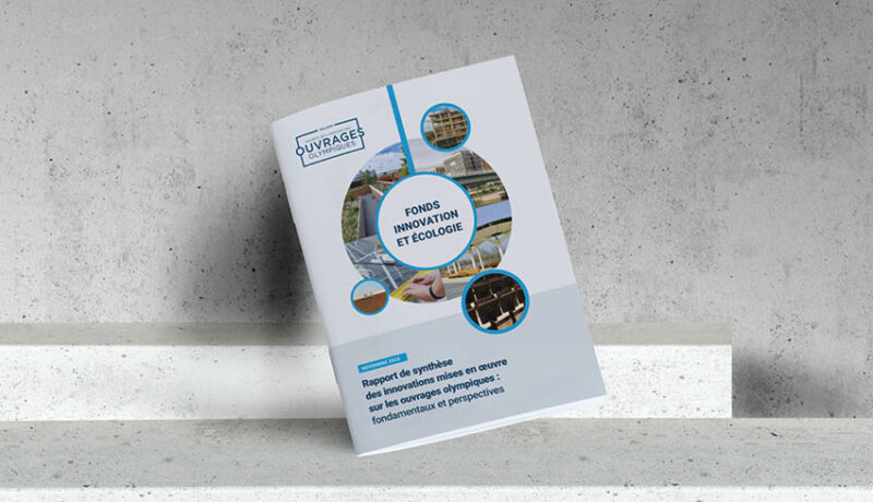 Couverture du portfolio AQC sur les innovations des ouvrages olympiques des Jeux de Paris 2024