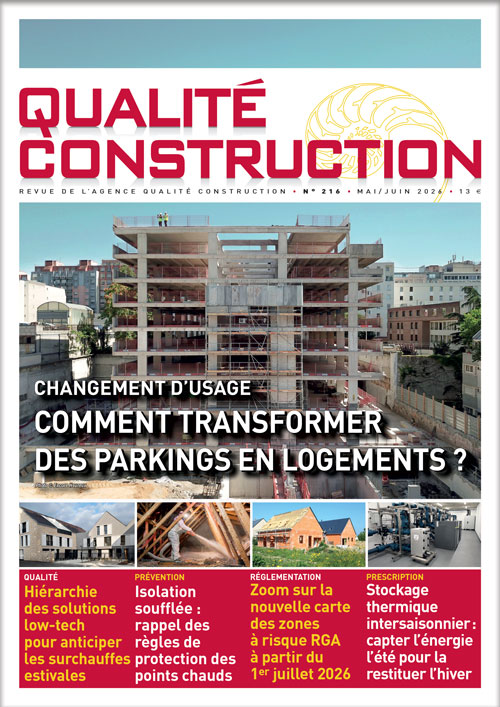 « Changement d'usage - Comment transformer des parkings en logements » - Revue Qualité Construction Mai-Juin 2026 de l'AQC